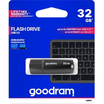 GOODRAM 32GB UMM3 czarny [USB 3.0]